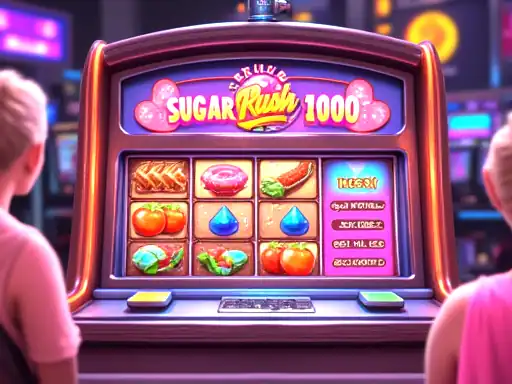 Sugar Rush 1000 pokie artwork reviewed